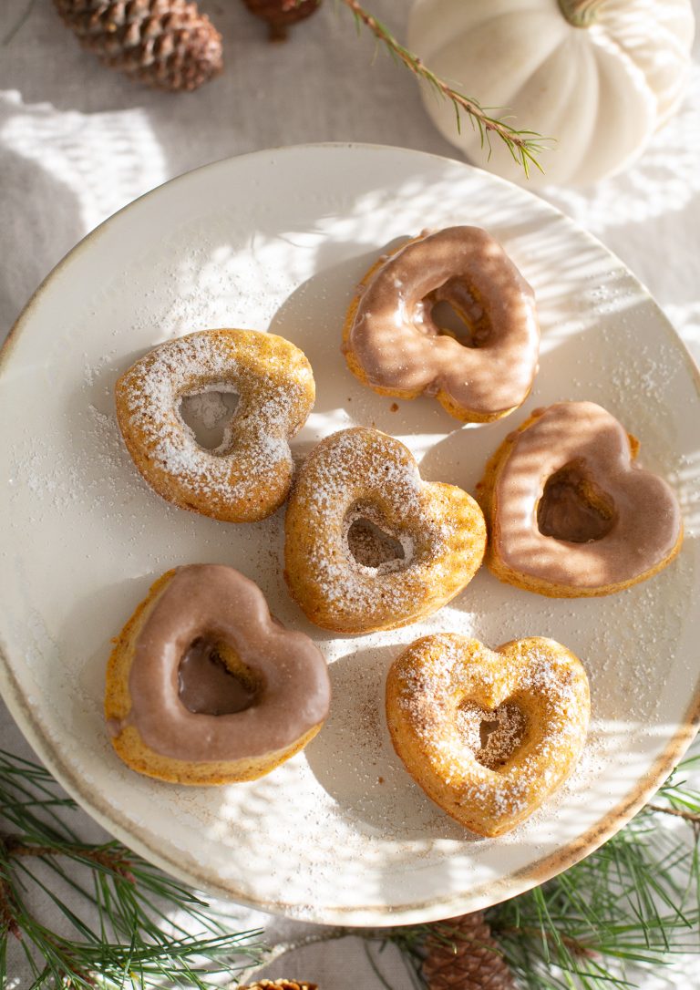 Kürbis Donuts mit Gewürzglasur & Looops Giveaway