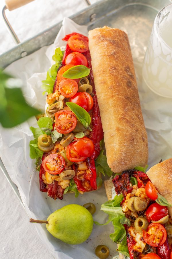 Easy Sommer -Ciabatta mit gerösteter Paprika aus dem Ofen – detail lovin