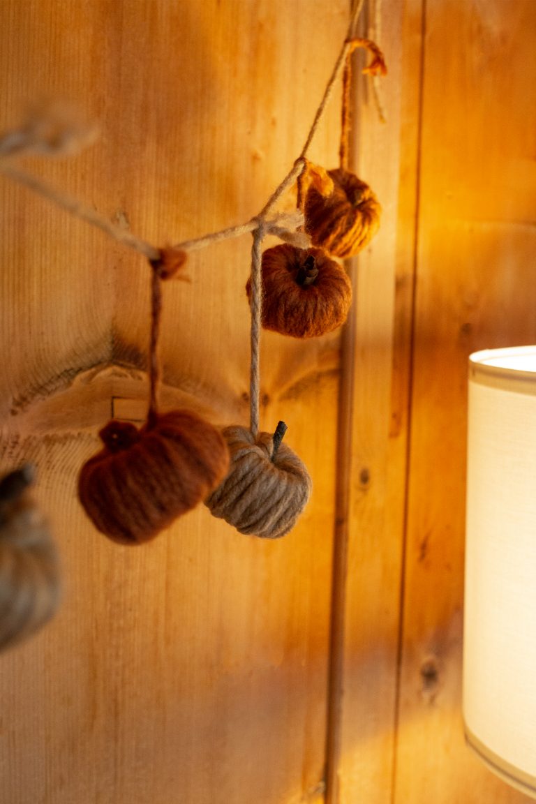 Easy DIY Kürbisgirlande