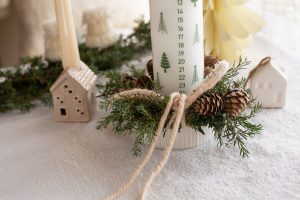 Last Minute Adventskalenderkerze