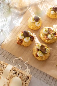 Köstliche Rübli Cookies mit Frischkäsefüllung