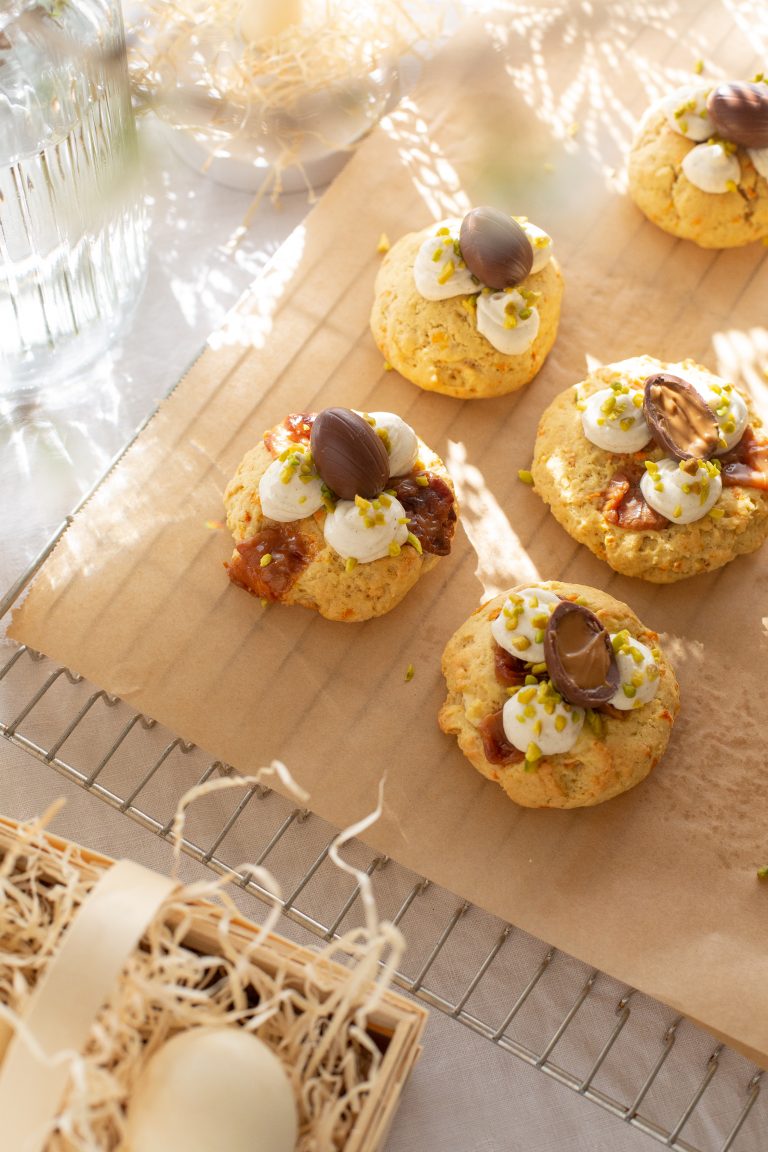 Köstliche Rübli Cookies mit Frischkäsefüllung